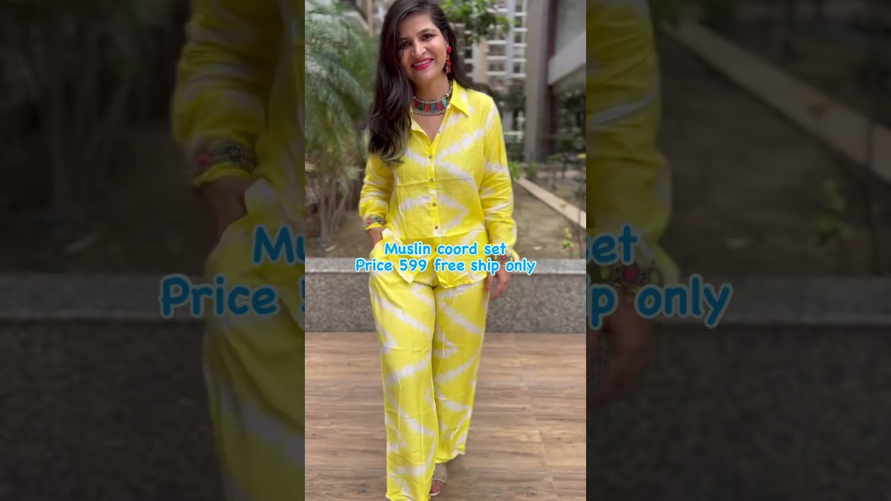 Pure muslin coord set #coordset #musliin #meesho #wholesaleclothing #meeshofinds #fashion #desiu