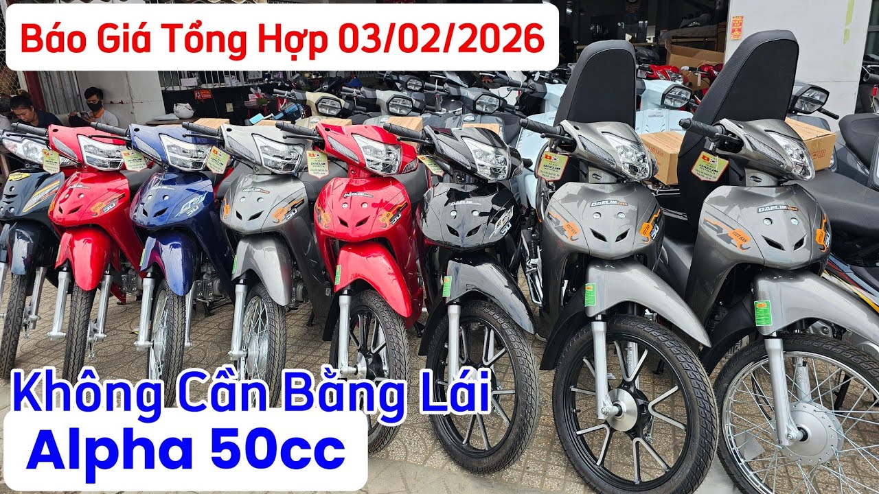 Báo giá WAVE ALPHA 50CC tổng hợp ngày 03/02/26 tại CH Mai Duyên. Khải Phạm #alpha #wave #50cc #2026 