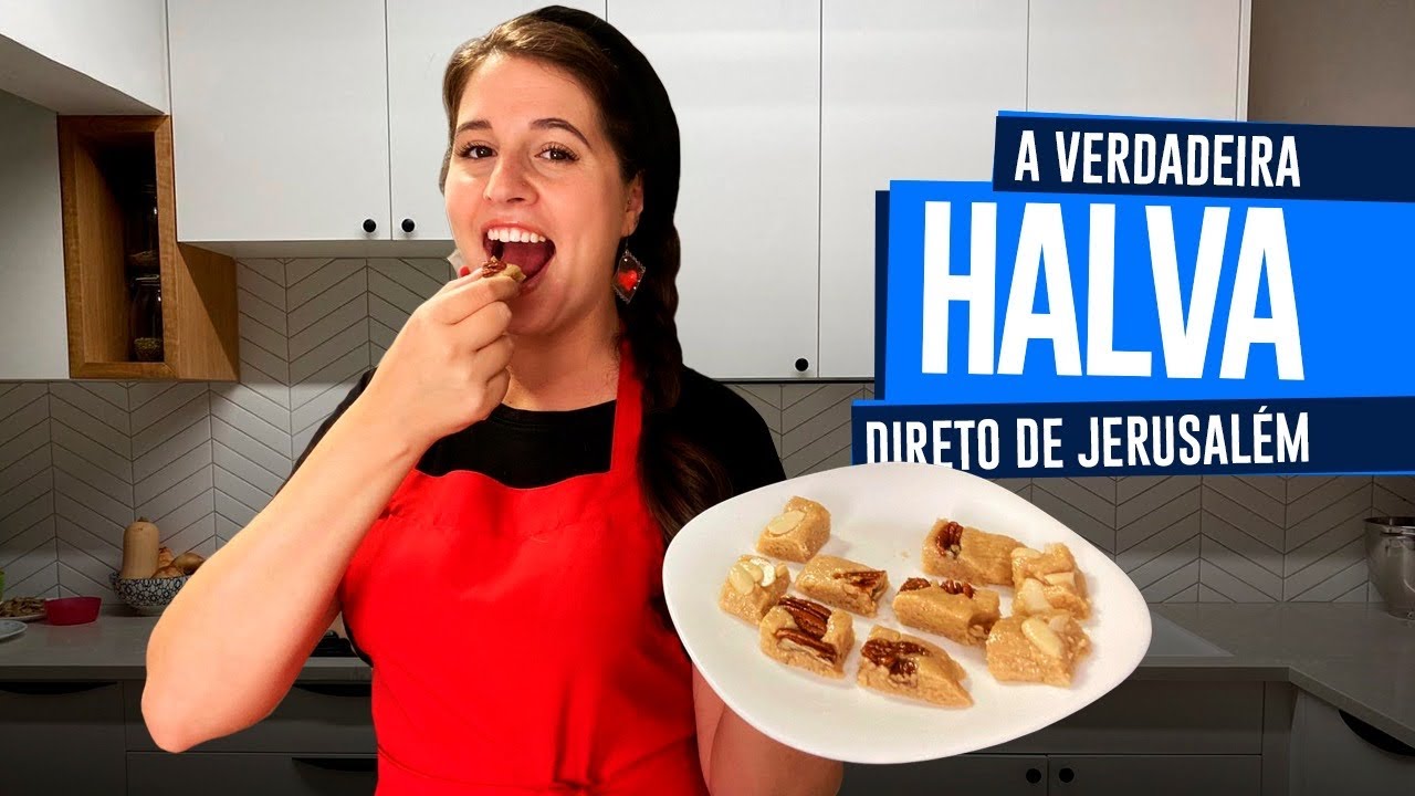 Como fazer HALVA em casa? Receita tradicional de ISRAEL! Delicioso!! (eng sub)