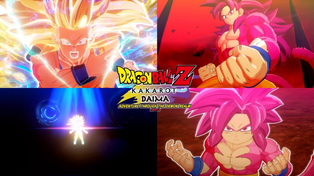 GOKU GOES SUPER SAIYAN 4 IN DBZ: KAKAROT (EPIC Transformation) [DAIMA DLC Part 2]