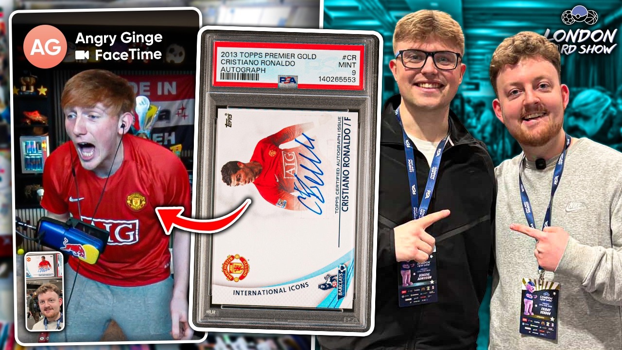 $3,000 COIN FLIP with AngryGinge at the London Card Show!