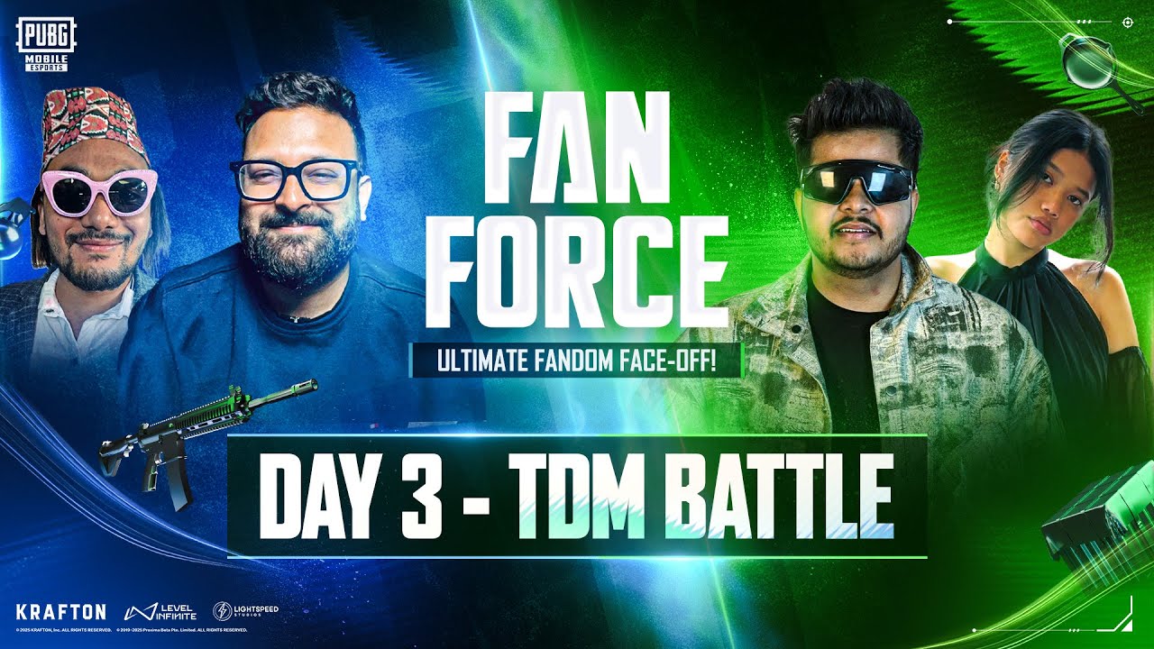 [NP] 2025 PUBG MOBILE FAN FORCE SHOWDOWN | DAY 3 | TDM Showdown | The Final Battle!