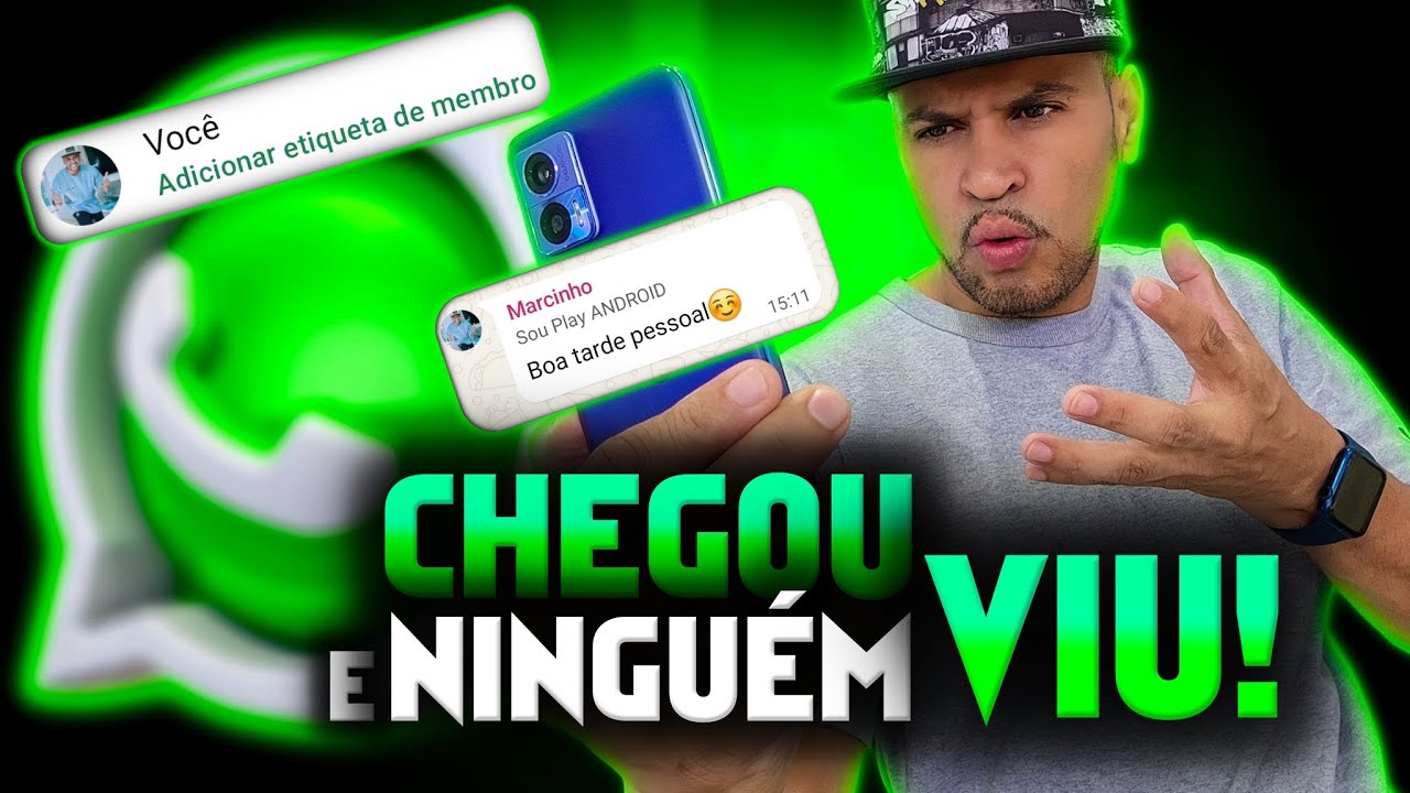 🚨 WhatsApp Liberou Fun&ccedil;&atilde;o SECRETA e Ningu&eacute;m Te Contou Isso: Etiqueta de Membros