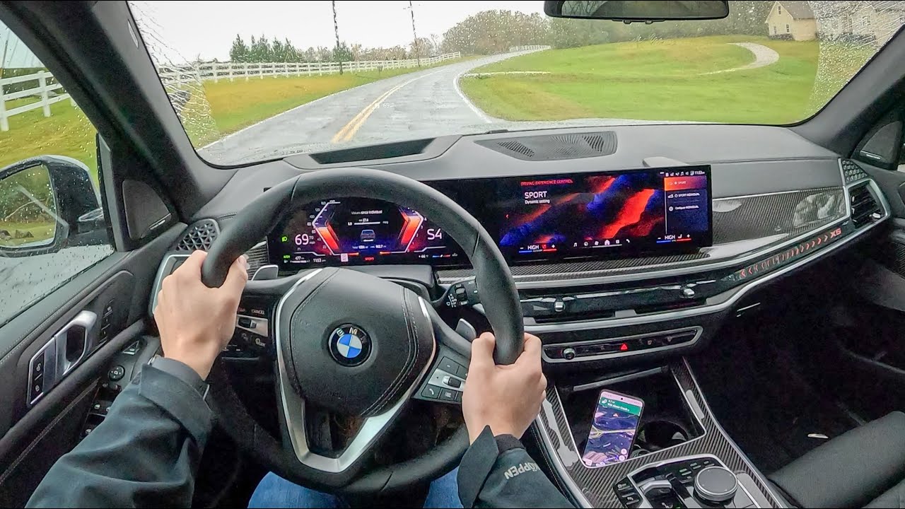 2025 BMW X5 Silver Anniversary Edition - Rainy POV Quick Drive (Binaural Audio)