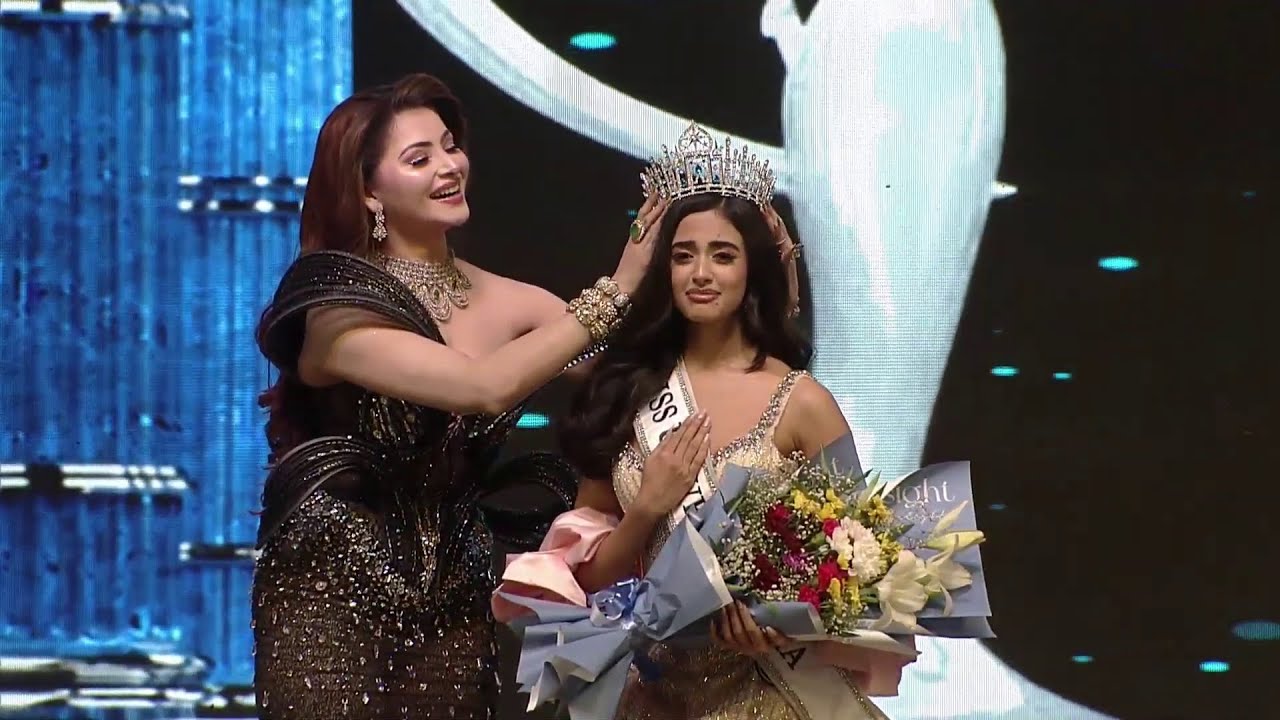 Miss Universe India 2024 Crowning Moment - Rhea Singha (HD)