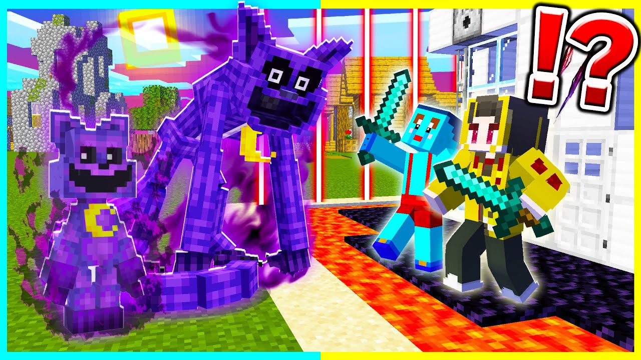 闇落ちしたネコ VS けなそゆ兄弟セキュリティハウス【まいくら / マインクラフト】