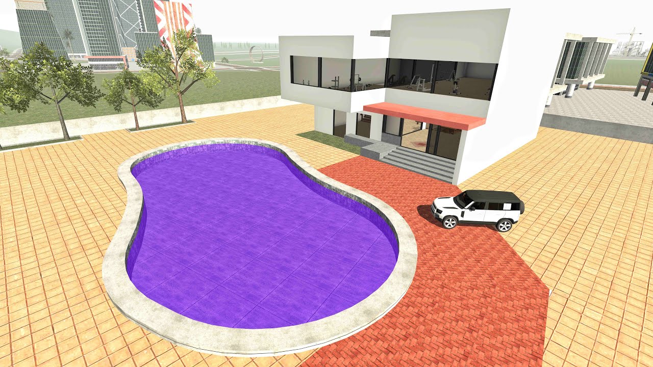 Swimming Pool Color Change - INDIAN BIKES DRIVING 3D