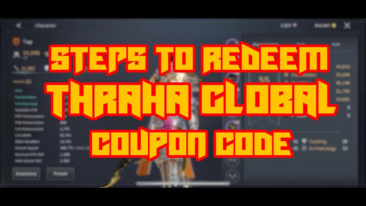 TRAHA GLOBAL coupon codes Nov. 21, 2022 #mmorpg #trahaglobal #traha