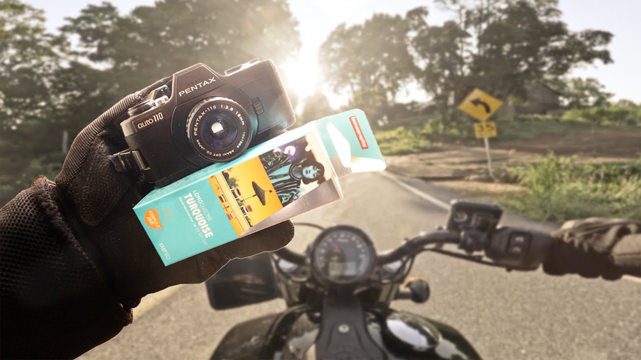 Cruising around and shooting 110 film