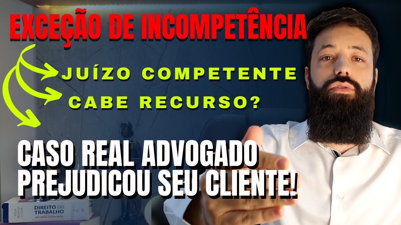 APRENDA A EXCE&Ccedil;&Atilde;O DE INCOMPET&Ecirc;NCIA