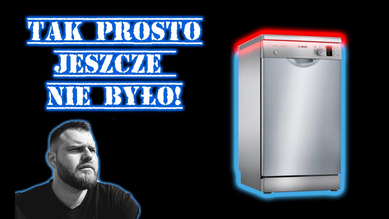 Nawet nie potrzeba narzędzi! Jak zdemontować blat w zmywarce Bosch. Mini Poradnik!