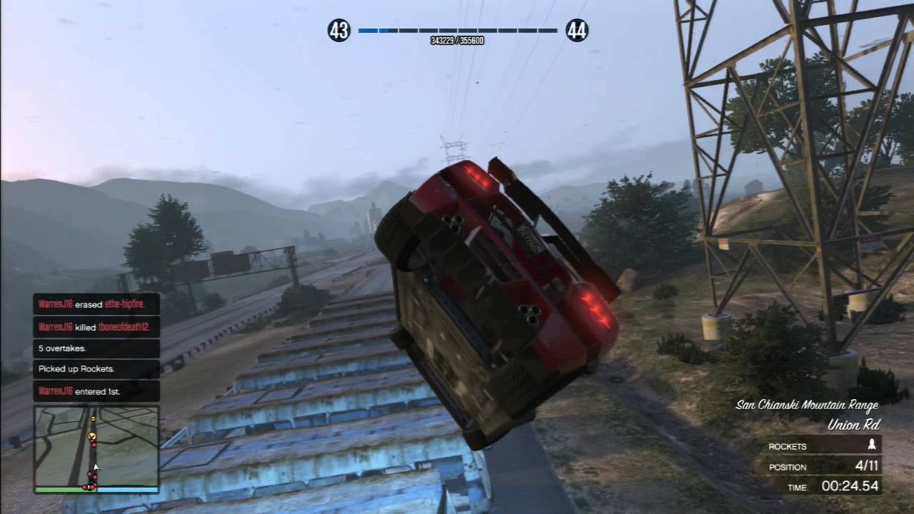 Funny GTA V Race! (WTF ENDING!!)