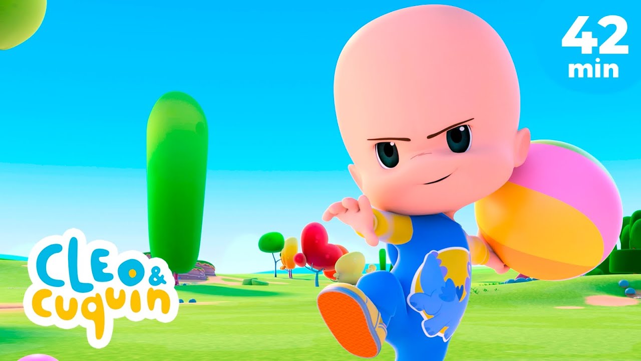 GYM CHALLENGE - Cleo & Cuquin Netflix episodes & Nursery Rhymes