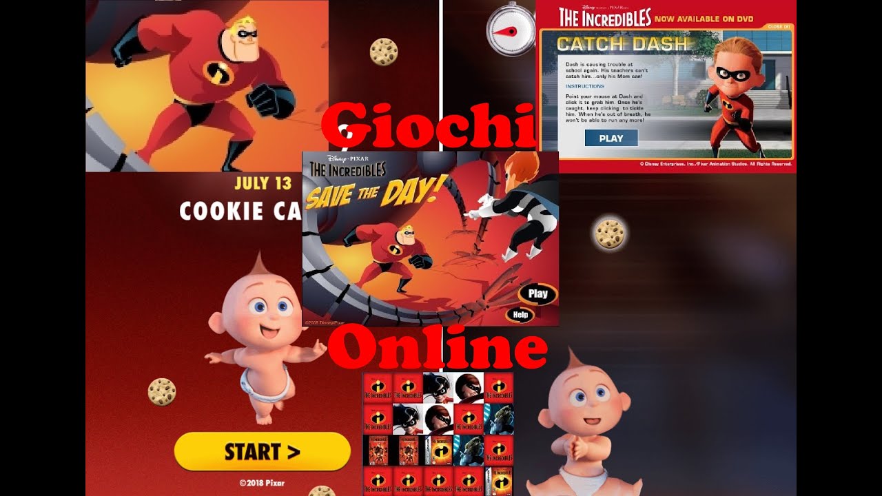 Gli Incredibili - Mix Giochi Online