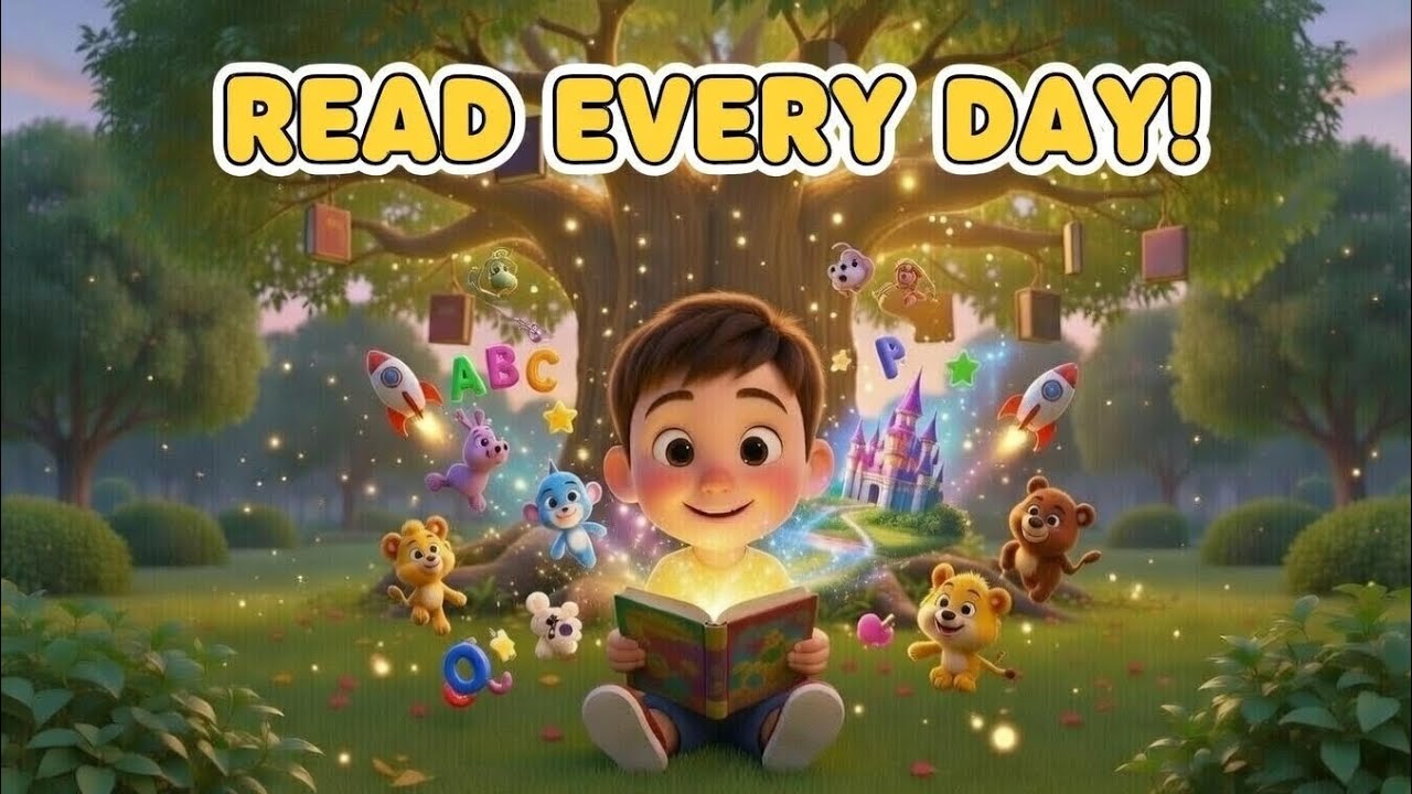 📚 Read Books Every Day | Kids Story About Good Habits #ReadBooksEveryDay #BedtimeStory #KidsStory