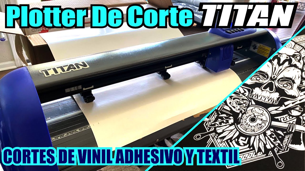 Como usar la plotter titan y hacer cortes