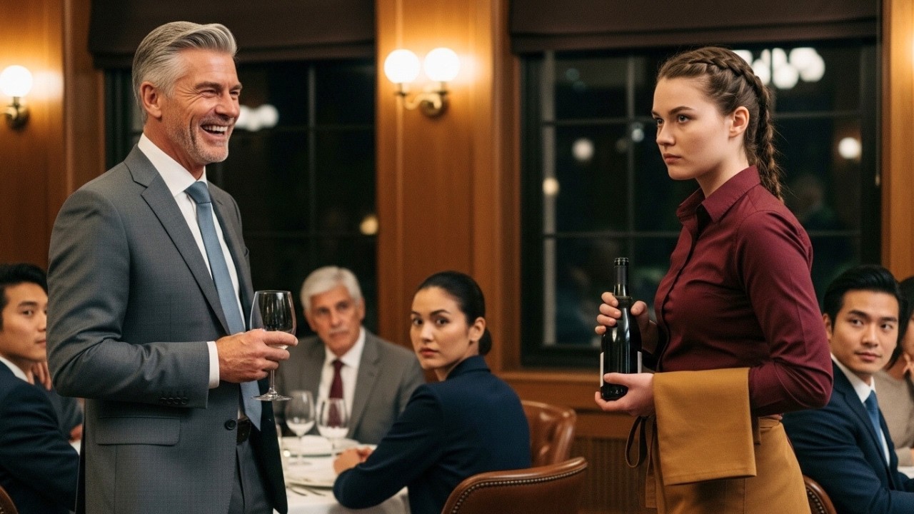 “Everyone Ignored the Waitress — Then the CEO Did Something Unthinkable”