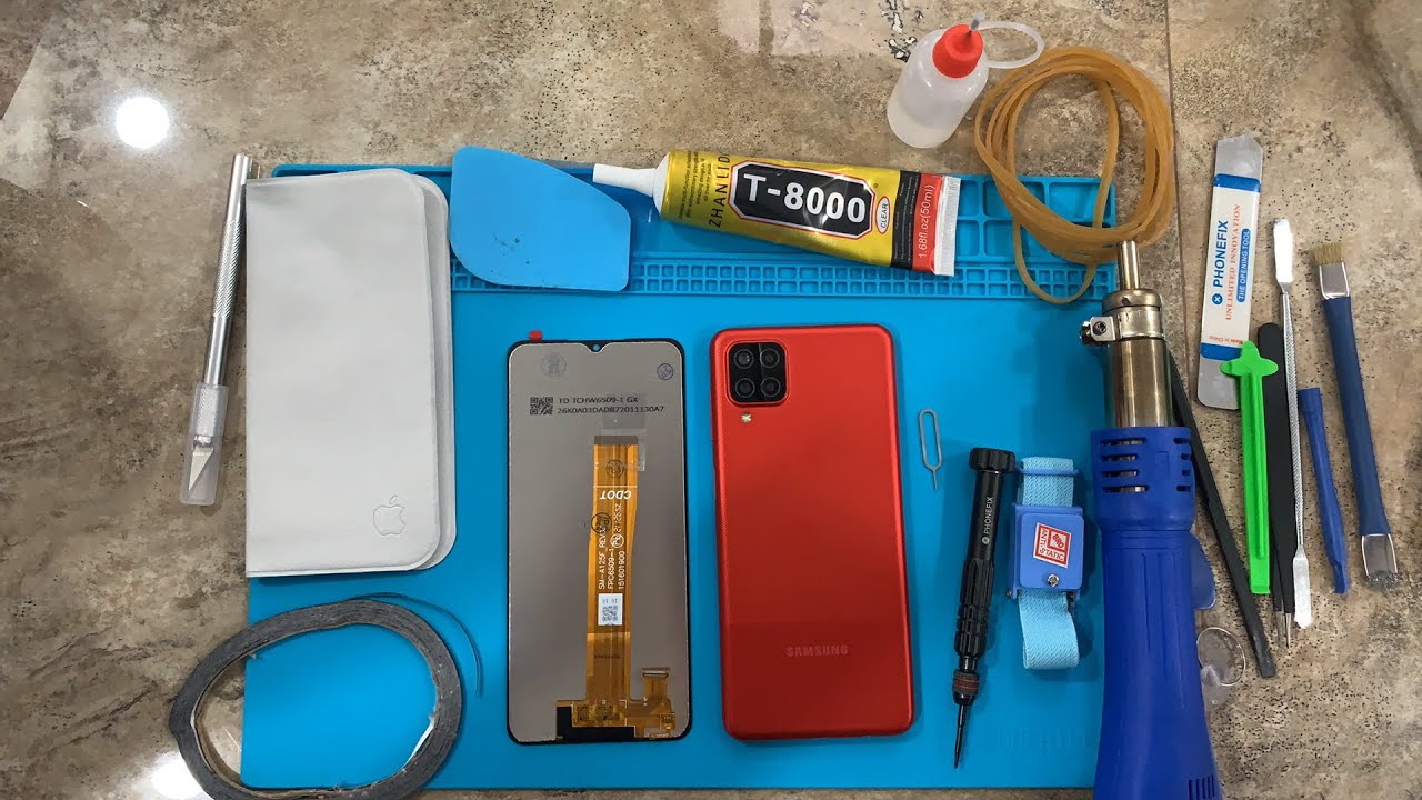 Samsung galaxy A12 cambio de pantalla. PARTE #1
