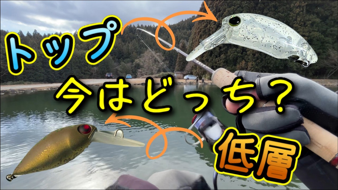 【エリアトラウト】低層だと思いきや急にトップ。エリアトラウトはこんなにも状況変化が激しい。