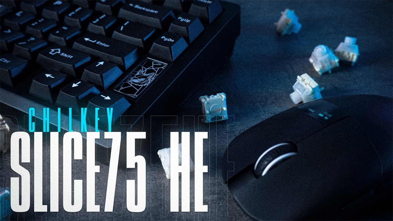 Лучшая Магнитная Клавиатура и Свитчи! | Обзор Chilkey Slice75 HE + WS Flux