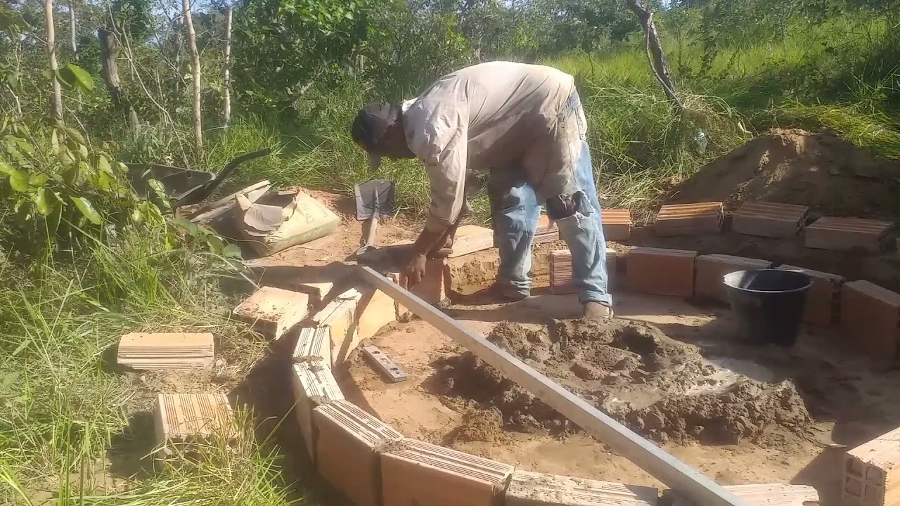 COMO FAZER TANQUE OU BEBEDOURO DE GADO, USANDO TIJOLO FURADO MAIS RAPIDO E ECONÔMICO.
