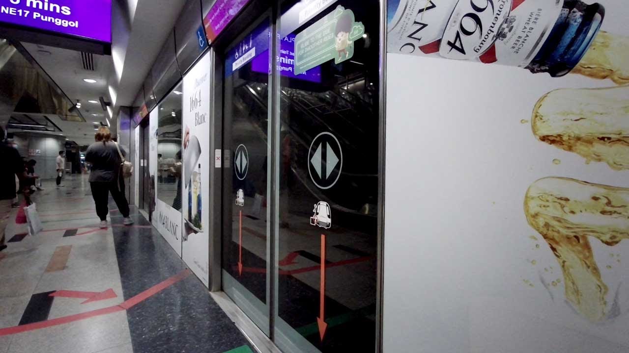 Singapore MRT ride from Kent Ridge to Bencoolen train station, walk to NAFA (1 of 2)