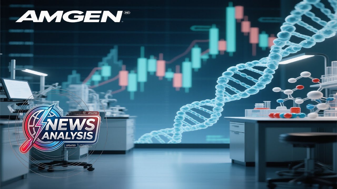Как новости влияют на цену акций Amgen ($AMGN) #AMGN