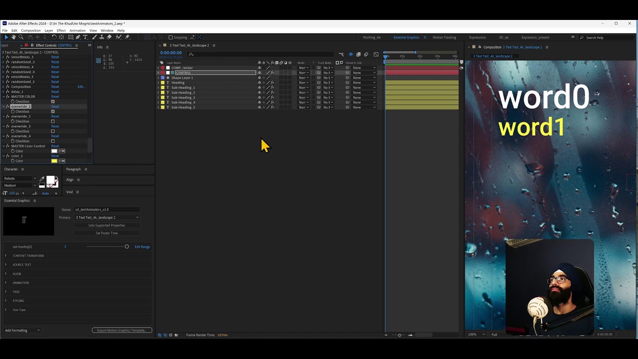 First test in Premiere Pro and a list of flaws!