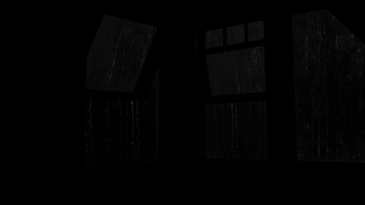 Rainy Night in Outside the Window Bedroom | Calm Cozy Glass Ambience for Deep Sleep🌧️💧
