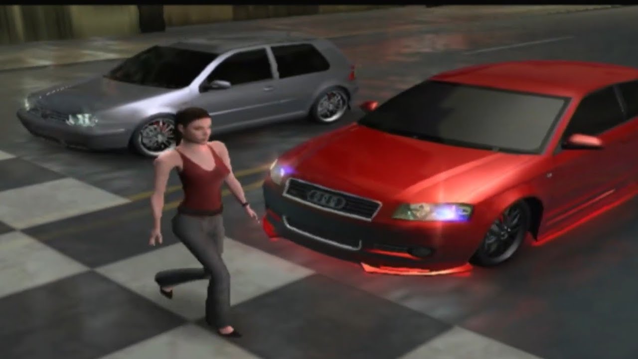 NFS Underground 2 | Two Players | VW GOLF GTI vs AUDI A3 | Sprint Race! (PS3 1080p)