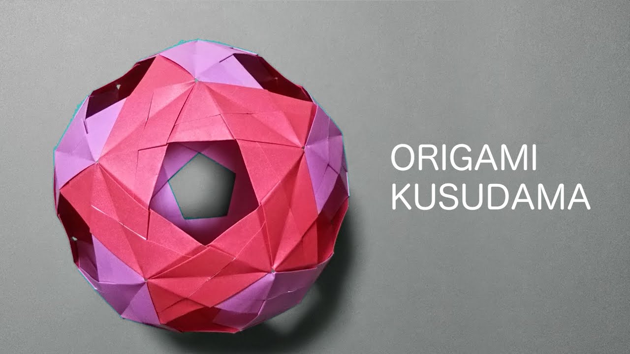 Origami Kusudama - Zero /【折り紙】くす玉 - Zero