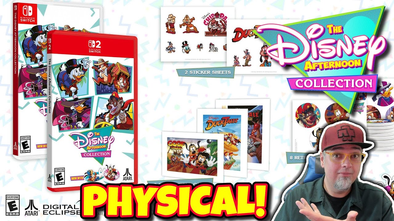 Мы получим физическую копию игры Disney Afternoon Collection для Nintendo Switch 2!!!