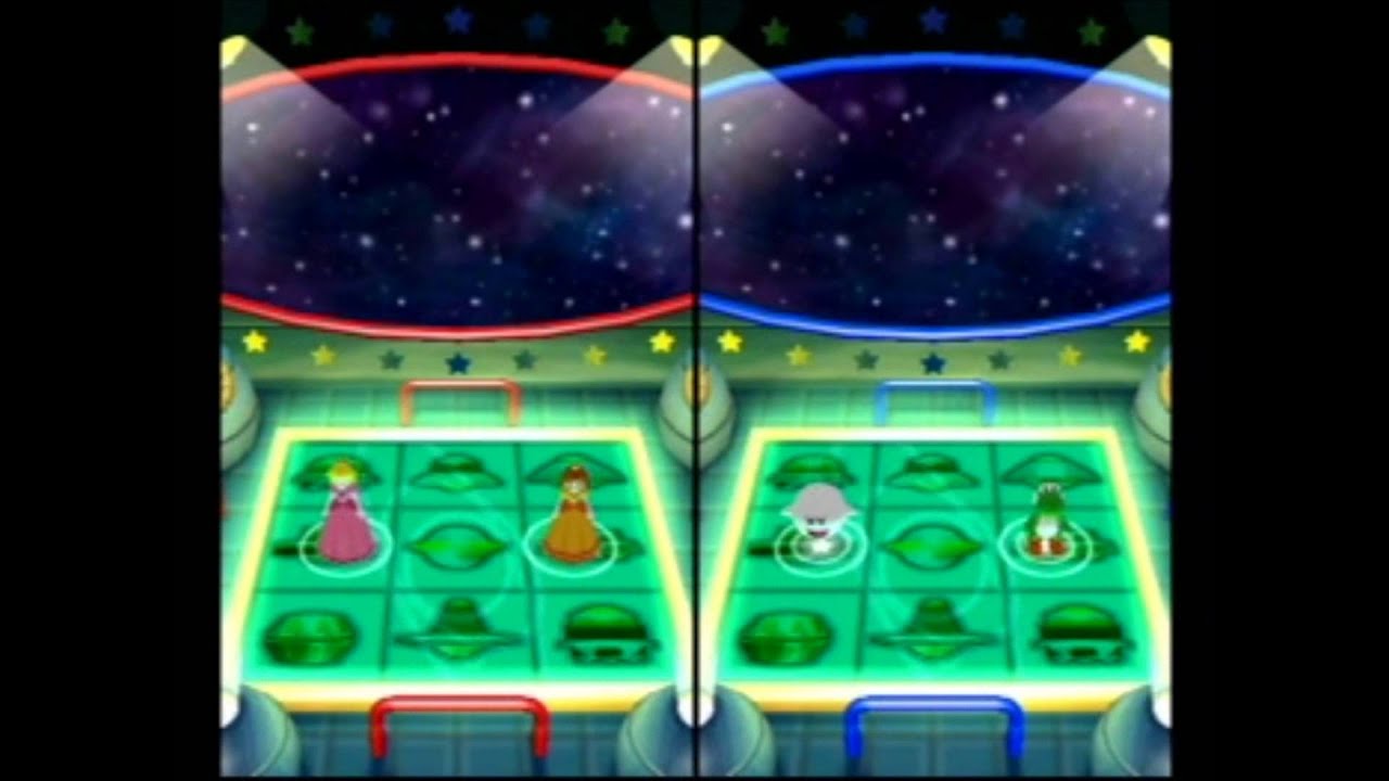 Mario Party 5: 2 vs. 2 Minigame - ID UFO