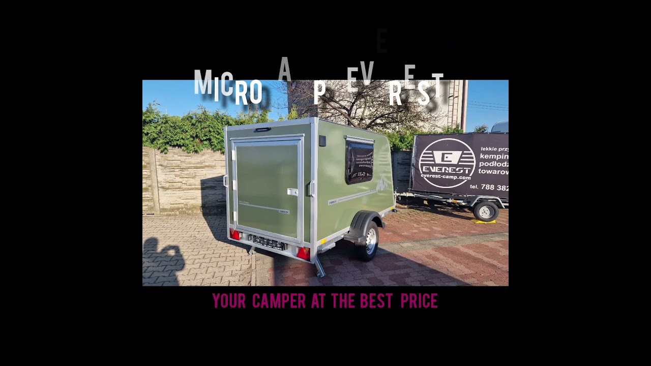 Microcamp Everest = The smallest comfortable caravan #camping #campinglife #outdoors