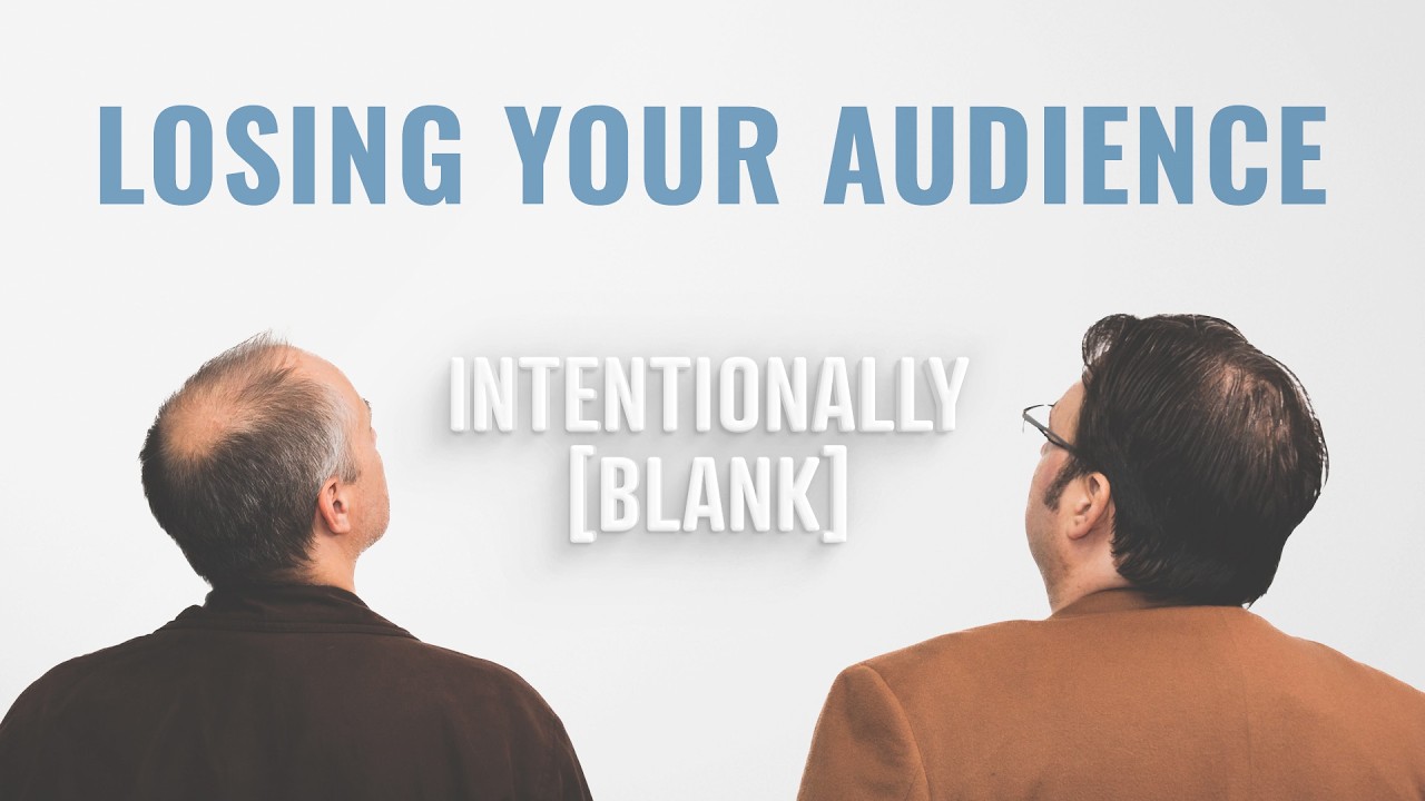 How to Avoid Losing Your Audience &mdash; Intentionally Blank Ep. 171
