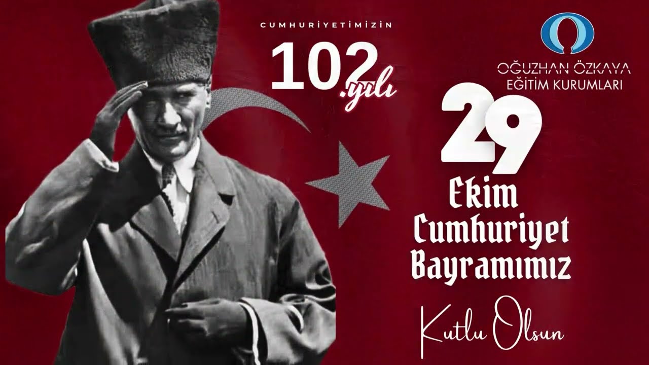 102 Yıl Önce Olduğu Gibi Bugün de Aynı Kararlılık ve İnançla:♾️YAŞASIN CUMHURİYET♾️