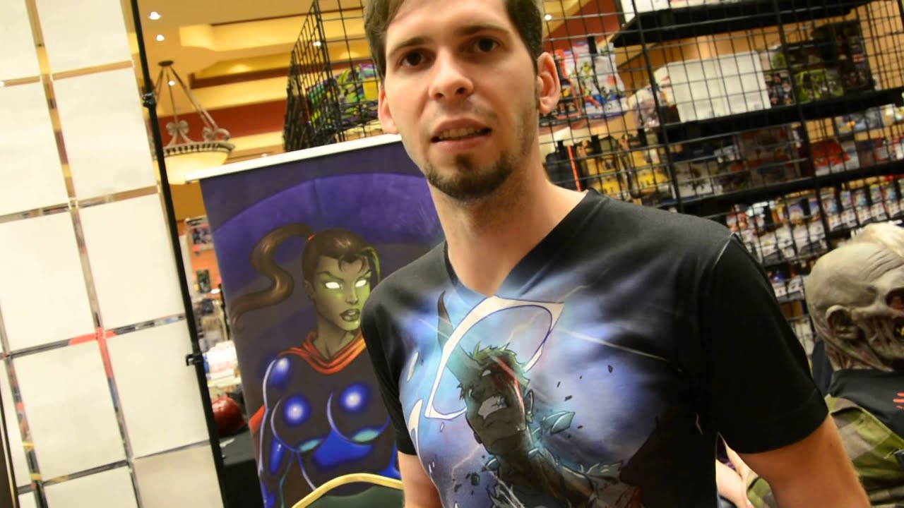 Heather talks to Zach Raw at Tulsa Comic Expo