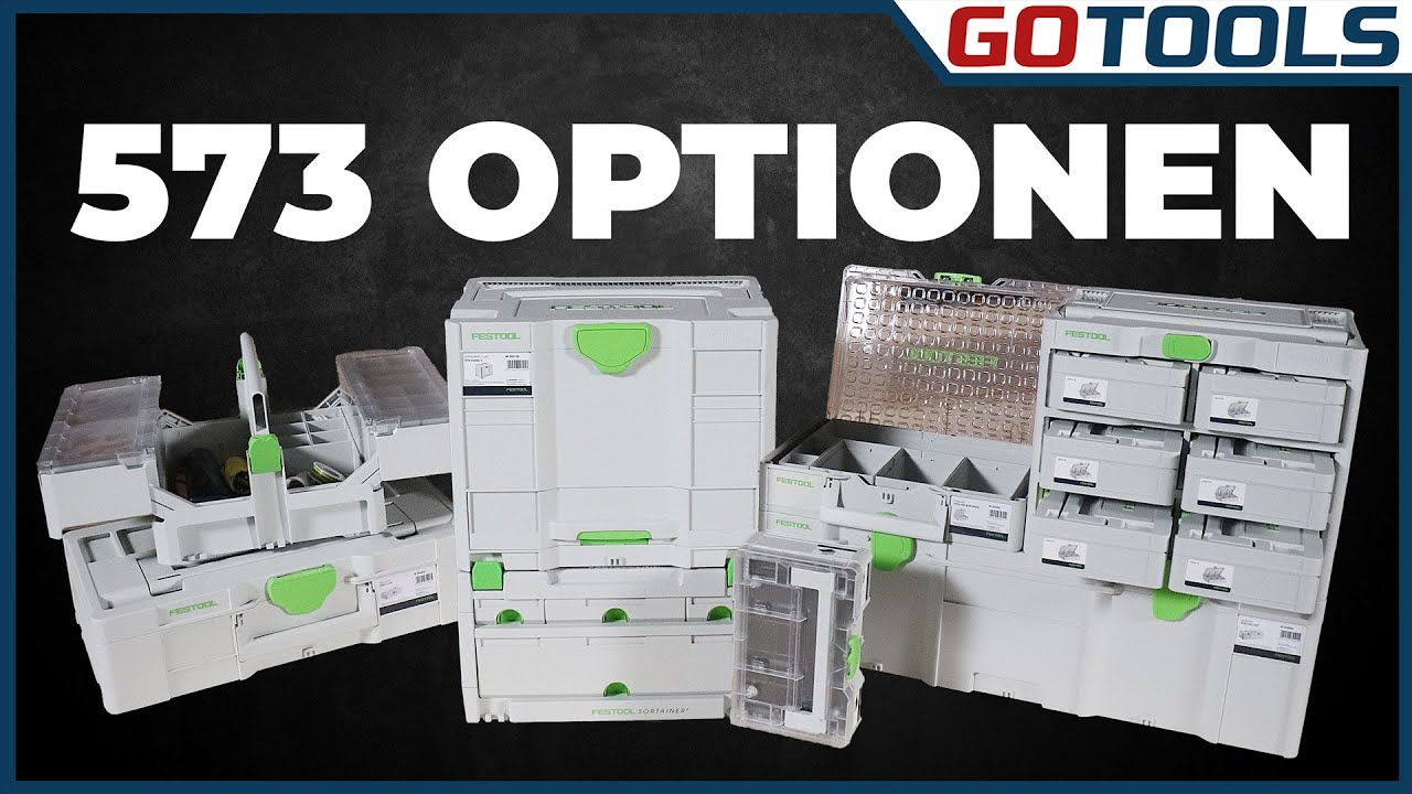 Больше никакого хаоса! Откройте мир Festool Systainer