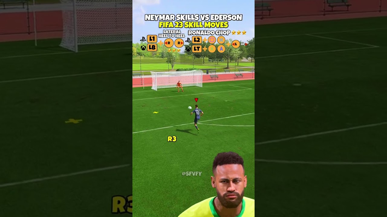Neymar Skills FIFA 23 vs Ederson
