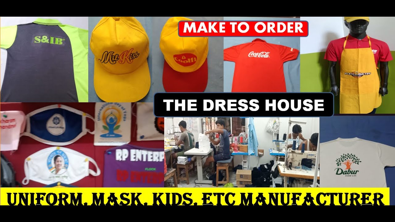 UNIFORM MANUFACTURER - MAKE TO ORDER/ CAPE , TSHIRT ,MASK , TRACK PANT ETC BULK ORDER IN KOLKATA