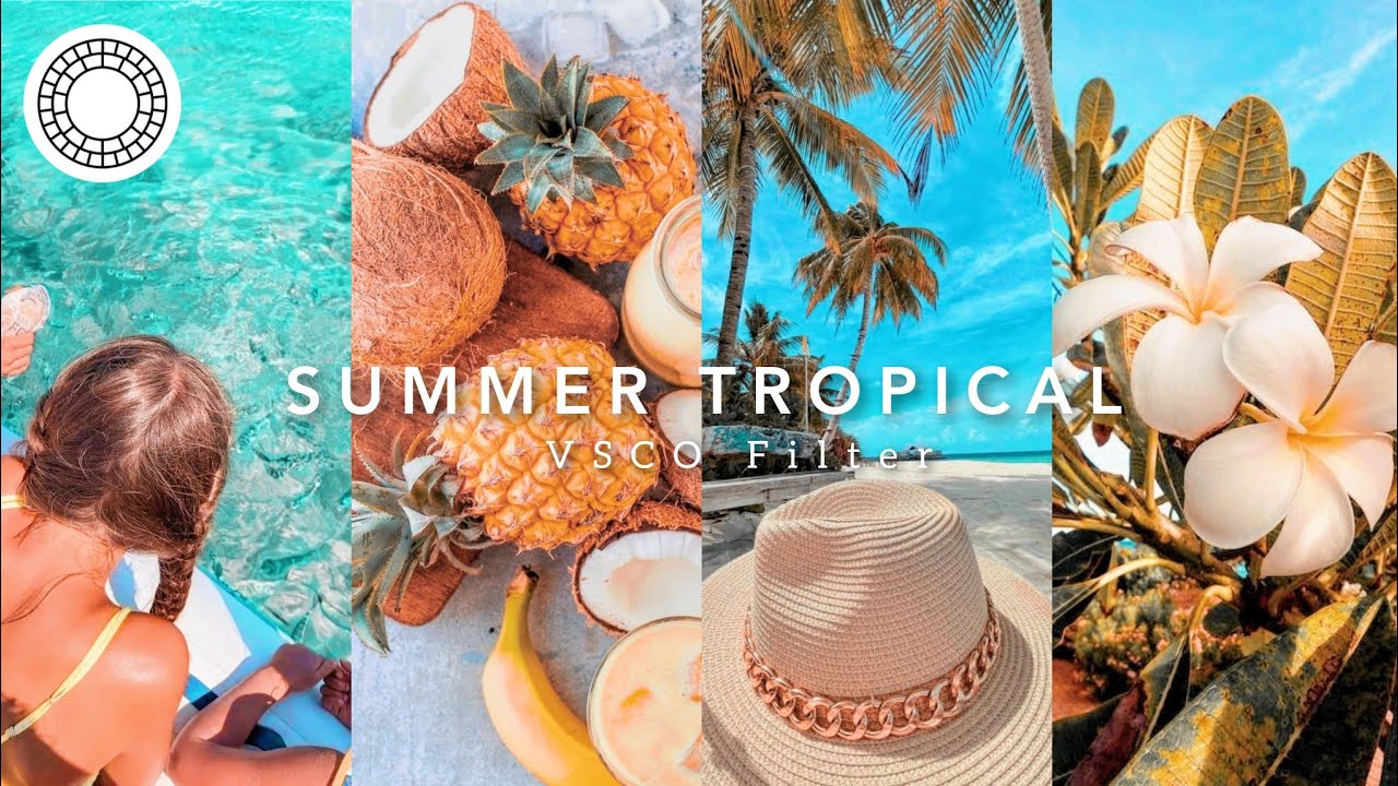 Summer Tropical VSCO Filter | VSCO editing tutorial 2022