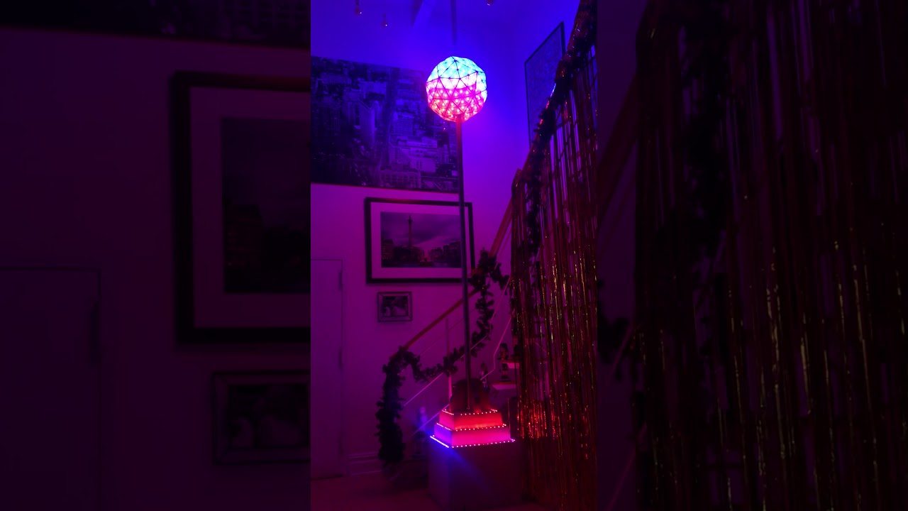 New Year’s Eve ball drop on 3-D printed ball