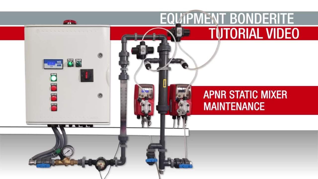 Equipment BONDERITE Tutorial Video - APNR Static Mixer Maintenance