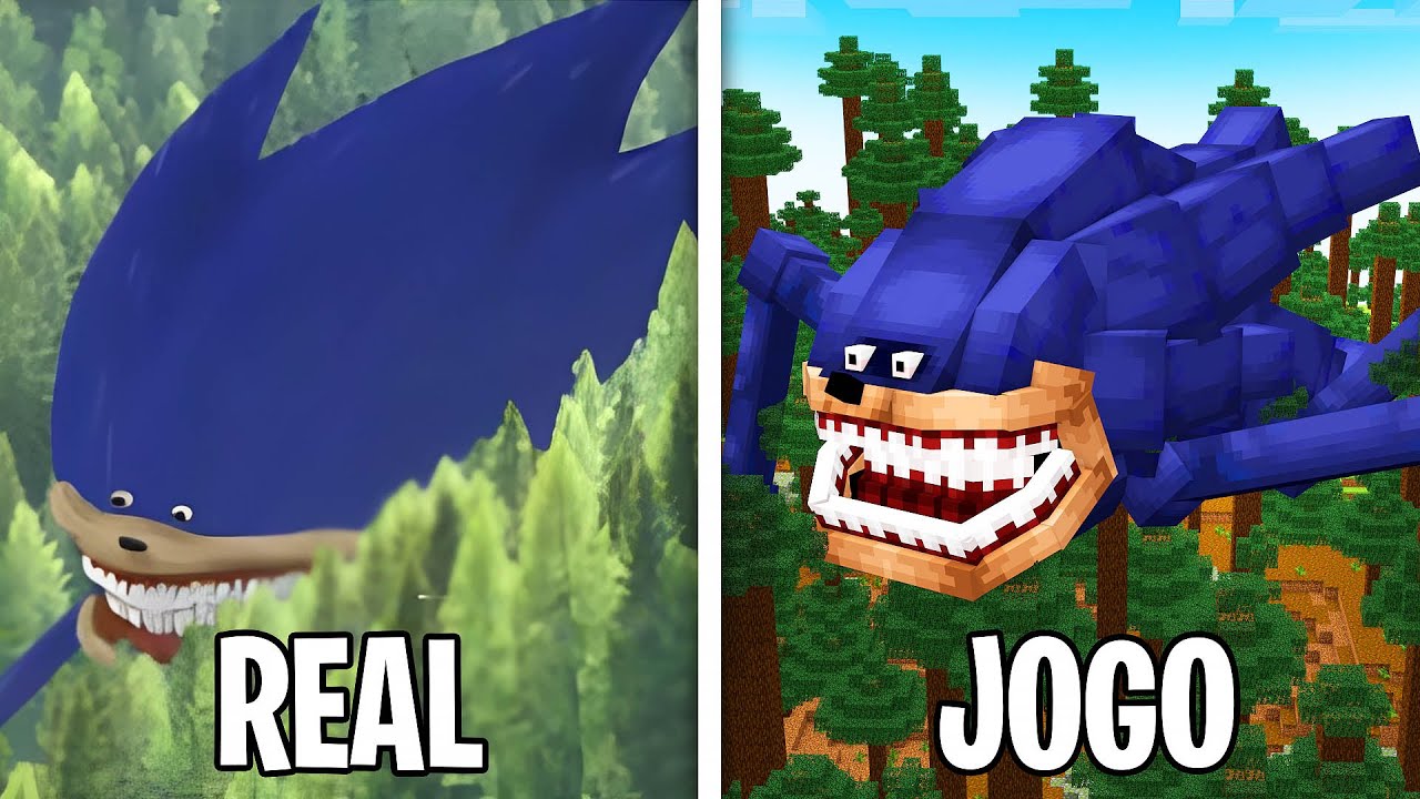 SHIN SONIC TAPE REAL vs SHIN SONIC TAPE 2 no MINECRAFT