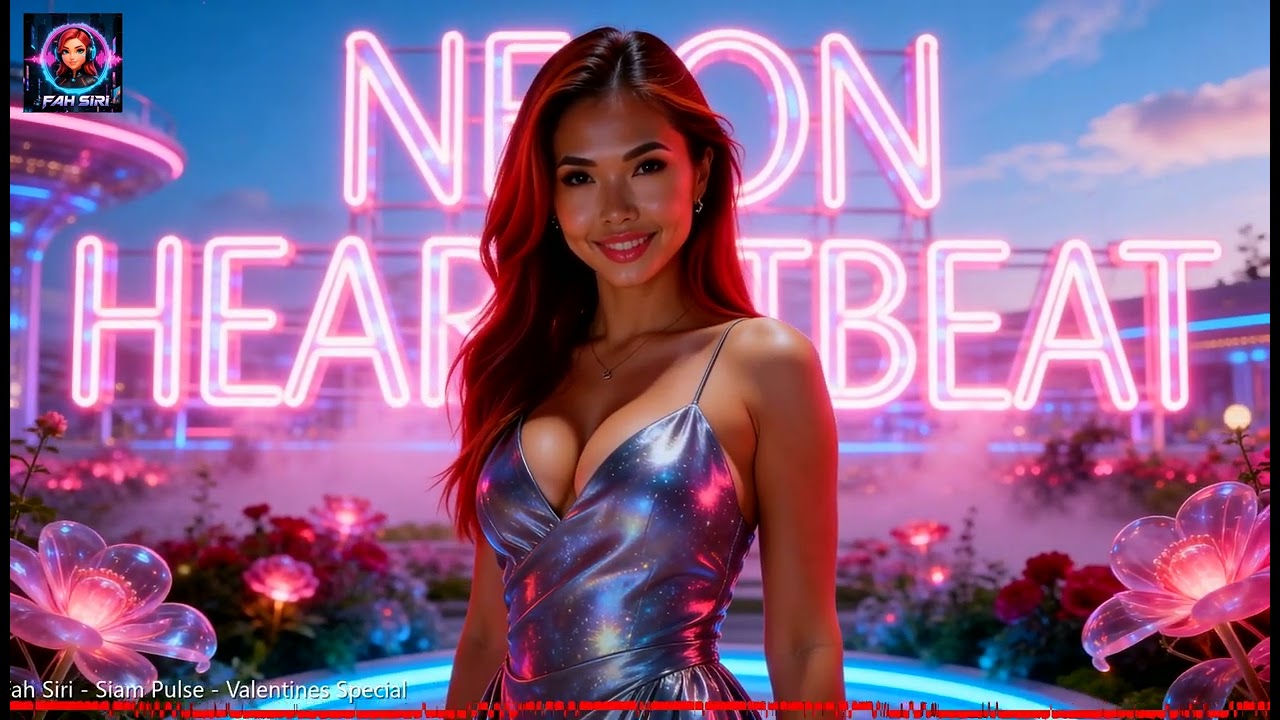 Neon Heartbeat - Fah Siri (Valentine Special - Wallpaper Edition)