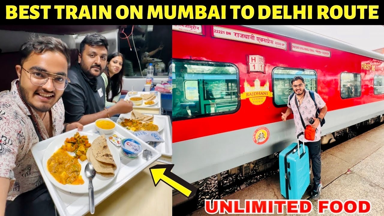 Most Luxurious Rajdhani Express in Indian Railways😍 | 22221 | IRCTC Food