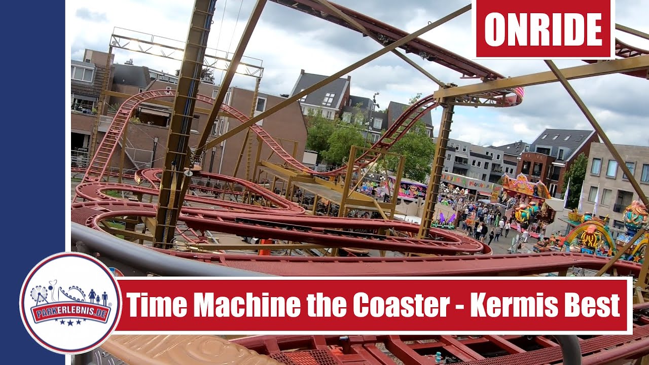 Time Machine the Coaster (Buwalda) OnRide POV [NEW 2021] - Kermis Best 2021