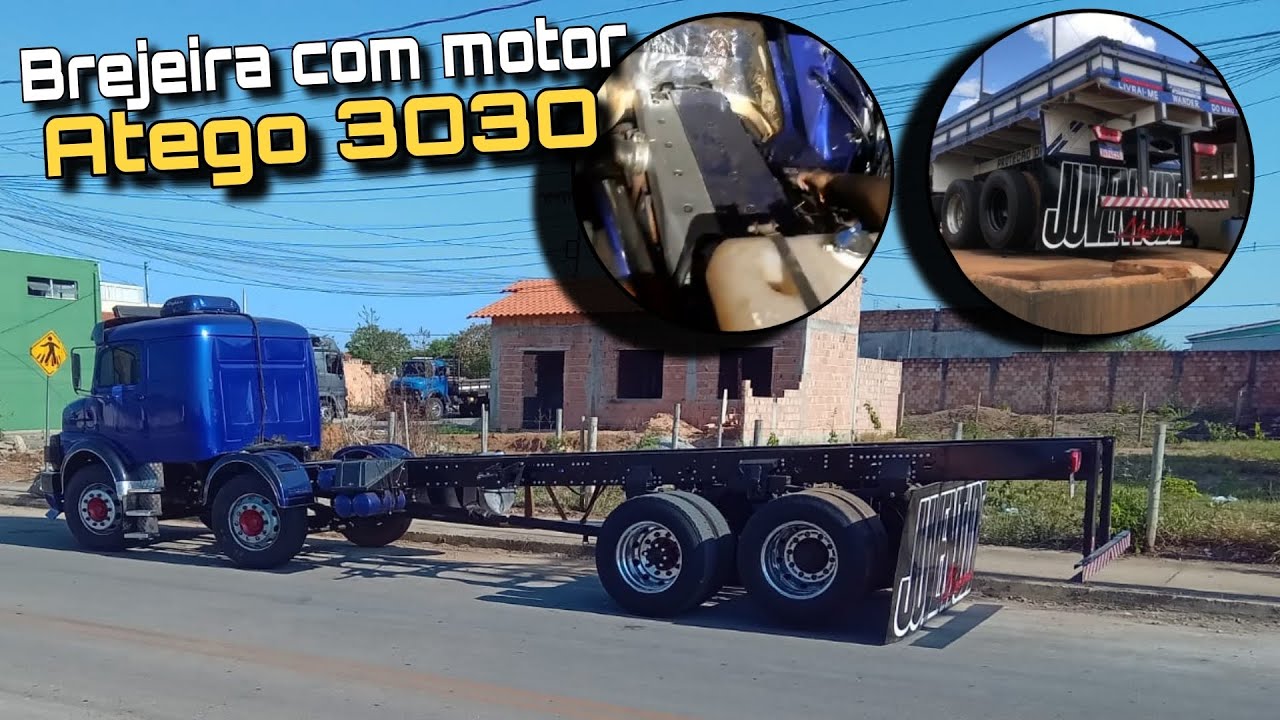 BREJEIRA MB 1519 COM MOTOR DO ATEGO 3030 - BREJEIRO PASSANDO O APARELHO.
