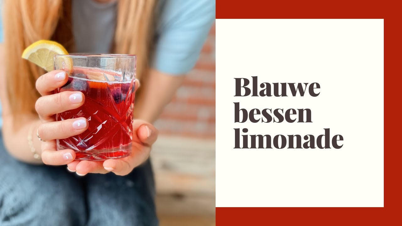Recept: blauwe bessen limonade