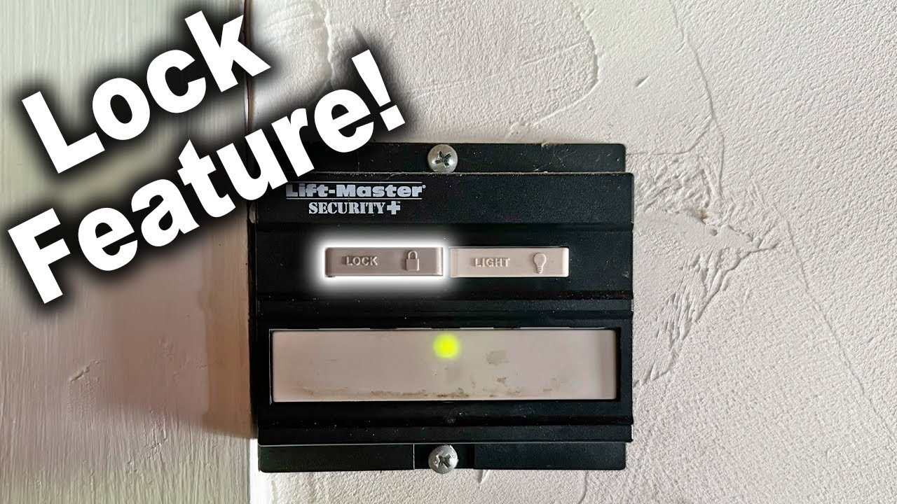 Как заблокировать пульты управления гаражными воротами | Lift-Master Security +